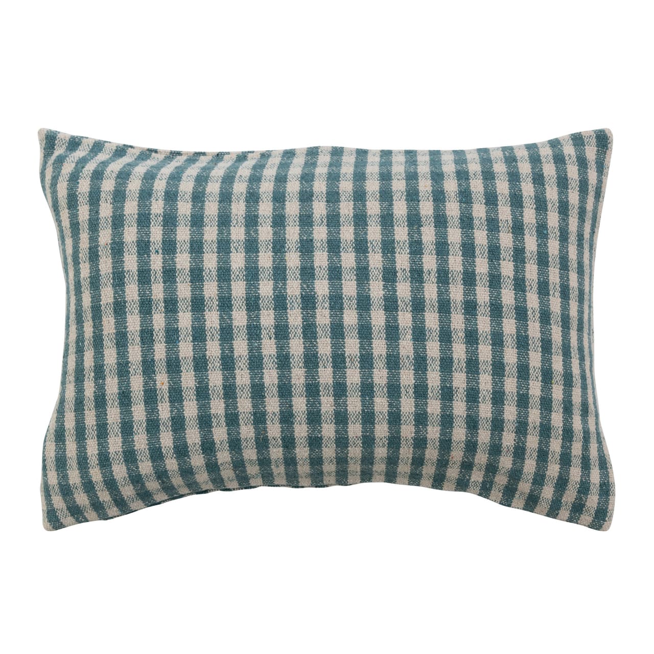 Hello Honey® Gingham Woven Recycled Cotton Blend Lumbar Pillow Cover